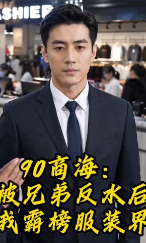 短剧《90商海：被兄弟反水后我霸榜服装界》海报