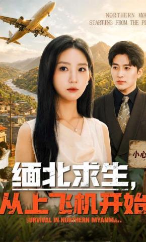 短剧《缅北求生，从上飞机开始》海报