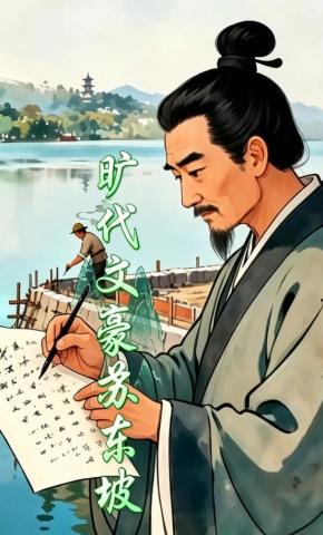 短剧《旷代文豪苏东坡》海报