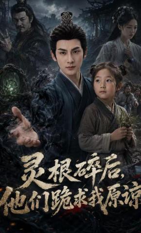短剧《灵根碎后，他们跪求我原谅》海报