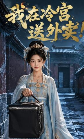 短剧《我在冷宫送外卖！》海报