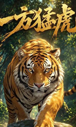 短剧《一方猛虎》海报