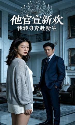 短剧《他官宣新欢，我转身奔赴新生》海报