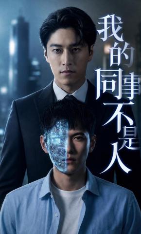 短剧《我的同事不是人》海报