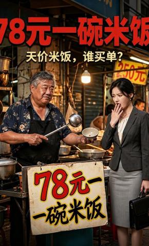 短剧《78元一碗米饭》海报