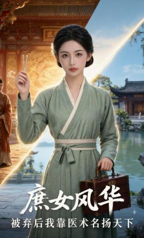 短剧《庶女风华，被弃后我靠医术名扬天下》海报