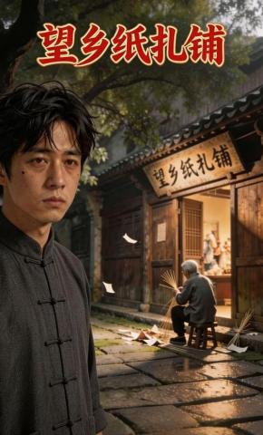 短剧《望乡纸扎铺》海报