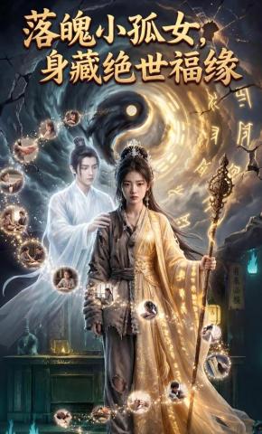 短剧《落魄小孤女，身藏绝世福缘》海报