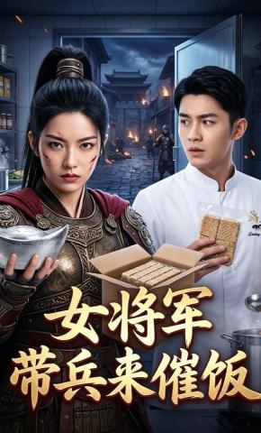 短剧《女将军带兵来催饭》海报