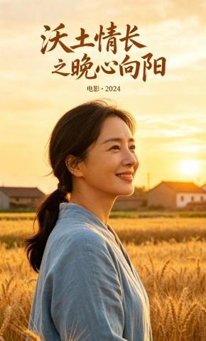 短剧《沃土情长之晚心向阳》海报
