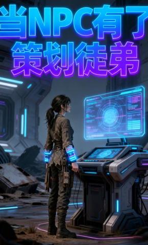 短剧《当NPC有了策划徒弟》海报