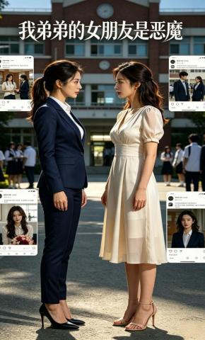 短剧《我弟弟的女朋友是恶魔》海报