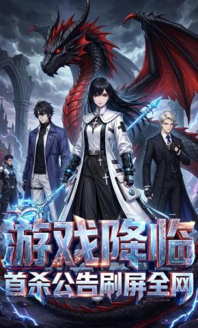 短剧《游戏降临首杀公告刷屏全网》海报
