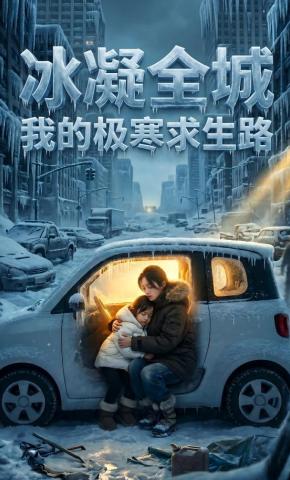 短剧《冰凝全城：我的极寒求生路》海报