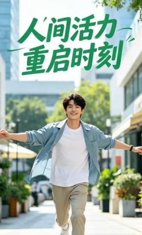 短剧《人间活力重启时刻》海报