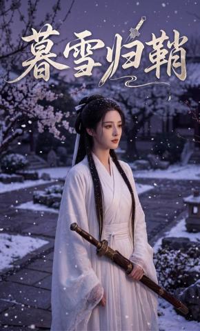 短剧《暮雪归鞘》海报
