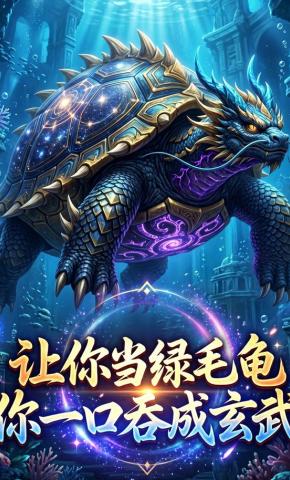 短剧《让你当绿毛龟，你一口吞成玄武？》海报