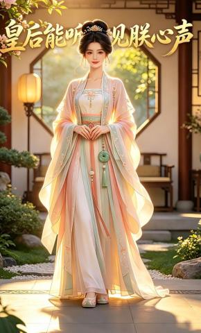短剧《皇后能听见朕心声》海报