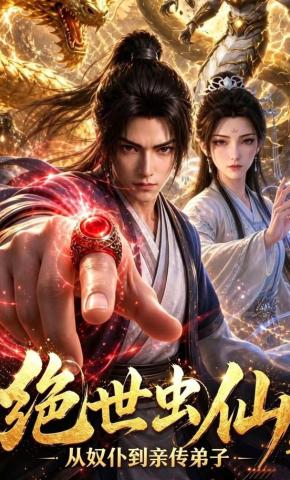 短剧《绝世虫仙，从奴仆到亲传弟子》海报