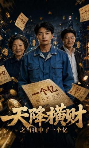 短剧《天降横财之当我中了一个亿》海报