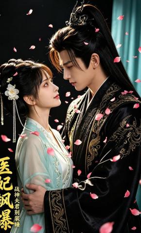 短剧《医妃飒爆：战神夫君别装睡》海报