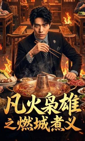 短剧《凡火枭雄之燃城煮义》海报