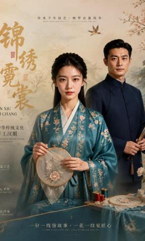 短剧《锦绣霓裳》海报
