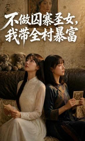 短剧《不做囚寨圣女，我带全村暴富》海报