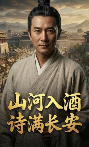 短剧《山河入酒诗满长安》海报