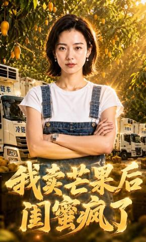短剧《我卖芒果后闺蜜疯了》海报