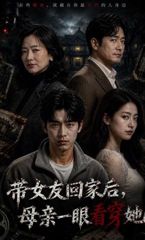 短剧《带女友回家后，母亲一眼看穿她》海报