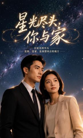 短剧《星光尽头，你与家》海报