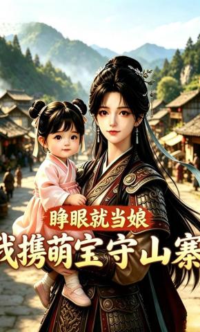 短剧《睁眼就当娘，我携萌宝守山寨》海报
