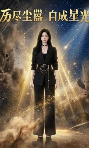 短剧《历尽尘嚣自成星光》海报