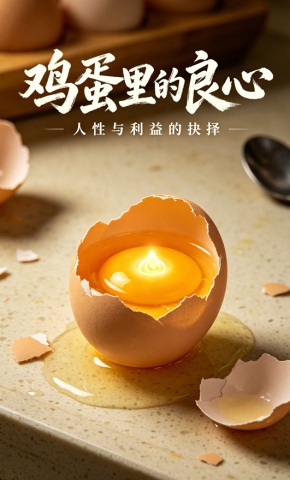短剧《鸡蛋里的良心》海报
