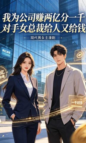短剧《我为公司赚两亿分一千对手女总裁给人又给钱》海报