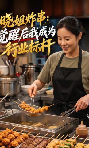 短剧《晓姐炸串：觉醒后我成为行业标杆》海报