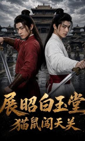 短剧《展昭白玉堂，猫鼠闯天关》海报