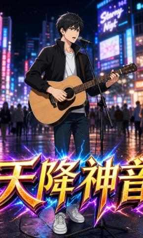 短剧《天降神音》海报
