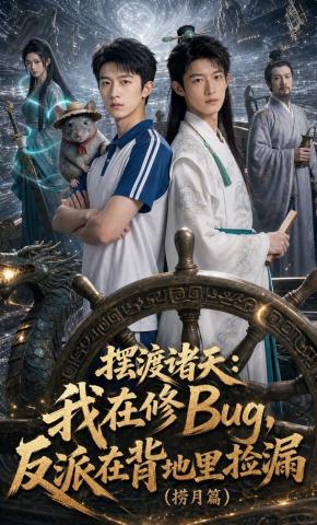 短剧《摆渡诸天：我在修Bug，反派在背地里捡漏》海报