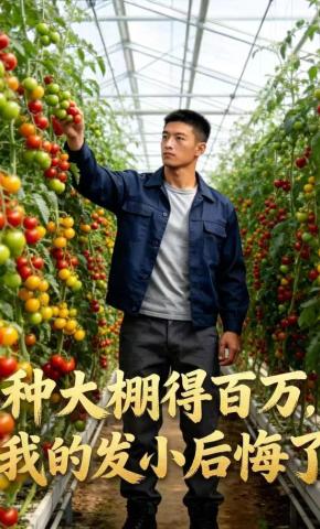 短剧《种大棚得百万 我的发小后悔了》海报