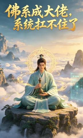 短剧《佛系成大佬，系统扛不住了》海报