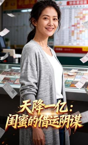 短剧《天降一亿，闺蜜的借运阴谋》海报
