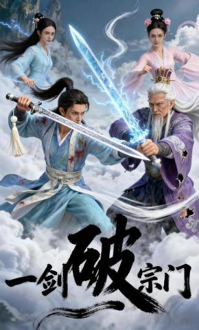 短剧《一剑破宗门》海报