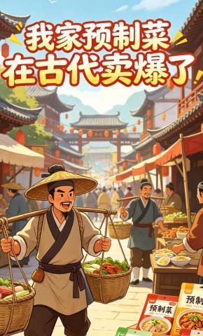 短剧《我家预制菜在古代卖爆了》海报
