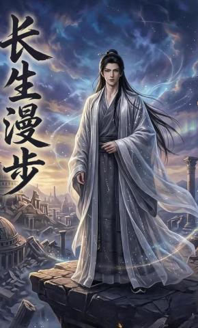 短剧《长生漫步》海报