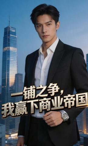 短剧《一铺之争，我赢下商业帝国》海报