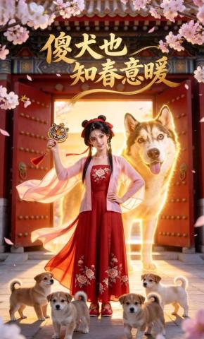 短剧《傻犬也知春意暖》海报