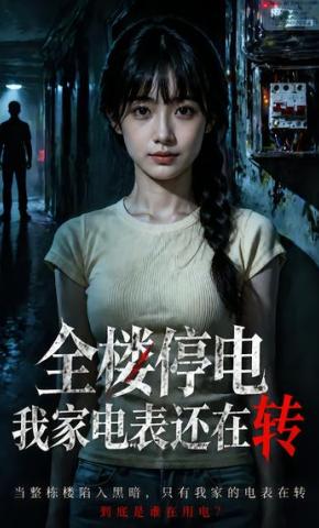短剧《全楼停电，我家电表还在转》海报