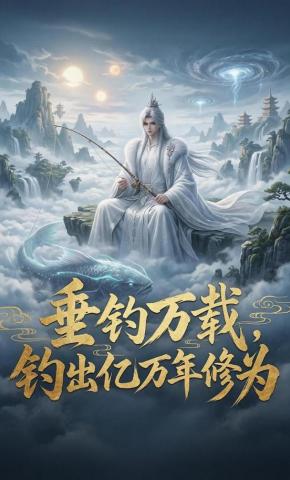 短剧《垂钓万载，钓出亿万年修为》海报